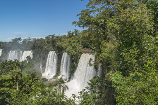 Iguazu Park Waterfalls Landscape