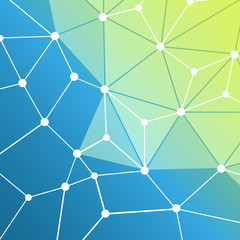 Connections - Molecular, Global, Business Network Design - Abstract Mesh Background