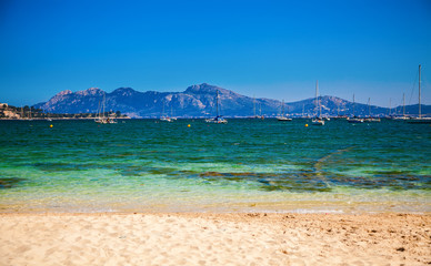 yachts in the harbor of Port de Pollenca