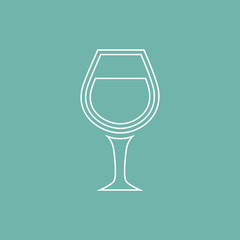 Glass of wine icon