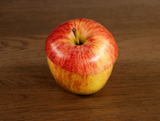chopped red appl