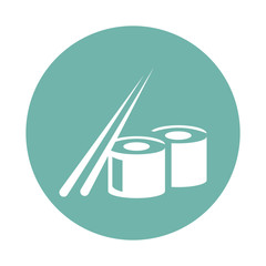 Sushi rolls icon