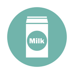 Package of milk icon