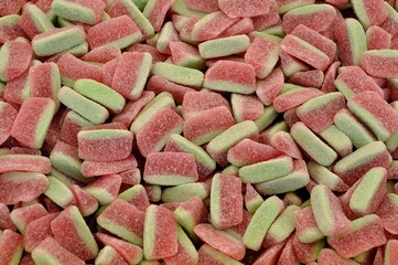 multicolored candies