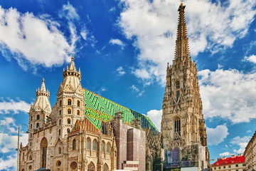 Obraz premium St. Stephen's Cathedral(Stephansdom) the mother church of the Ro