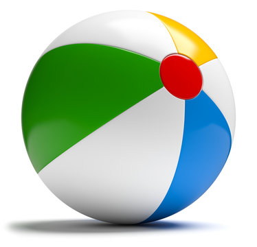 3d bunter Strandball