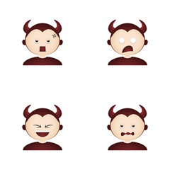 Devil Facial Expressions