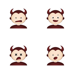Devil Facial Expressions