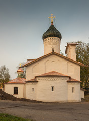 Fototapeta na wymiar The Church of St. Sergius of Radonezh with Saluja,1593, in Pskov.