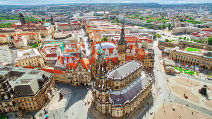 Histoirical center of the Dresden Old Town. Dresden has a long history as the capital and royal...