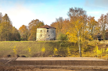 Obraz premium Autumn landscape in Pskov