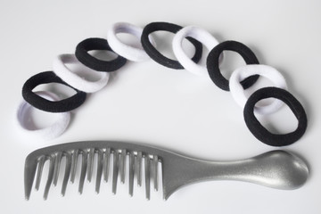 уход за волосами прическа бигуди инструменты расчески резинки