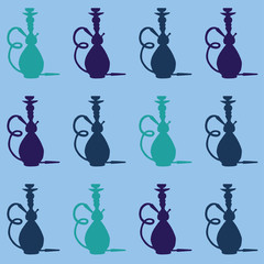 Hookah icon, illustration of hookah