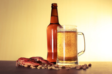 Beer and snacks