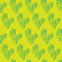  cactus seamless pattern