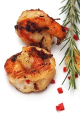 Gebratene Riesengarnelen