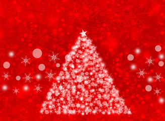 Red christmas background