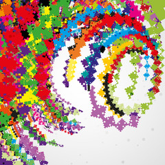 Futuristic abstract illustration