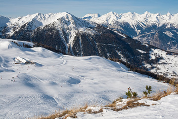 Swiss Alps in winter