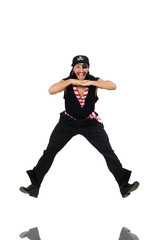 Man pirate isolated on the white background