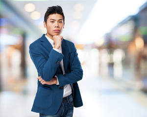 chinese man standing