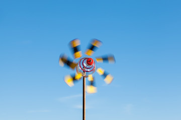 Windmill made out of PET bottle.
