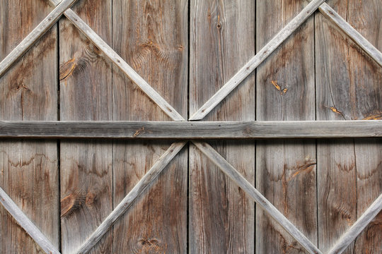 vintage wooden barn door background