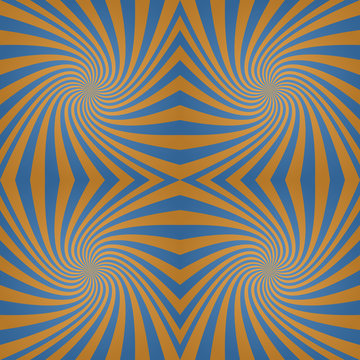 Azure bronze whirl background 