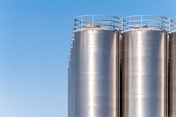 Chemical plant, containers