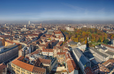 Fototapeta na wymiar Torino, Panorama in HDR