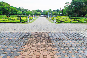 walkway view, Botanical garden