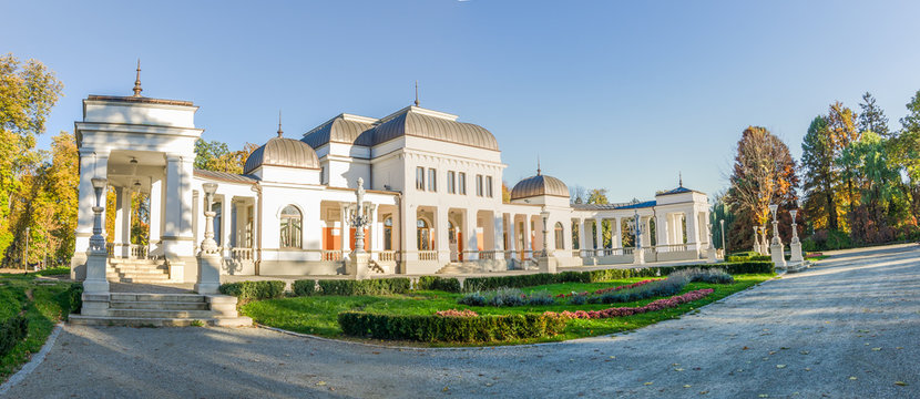 Casino Culture and Arts Center in the Cluj NApoca Central Park in the Transylvania region of Romania built bin a eclectic wiener style in the 19 th century