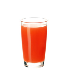 Glass of grapefruit juice