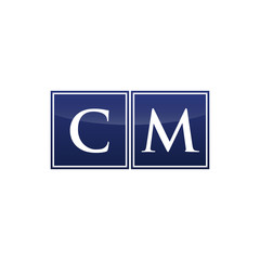 Letter Iitial Logo CM