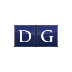 Letter Initial Logo DG