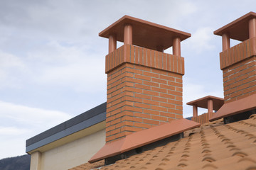 Fireplace apartment building