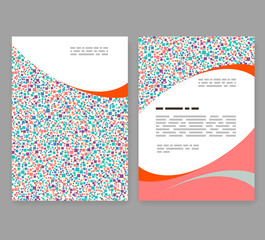 Flyer, leaflet, booklet layout. Editable design template A4