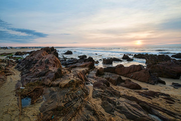 Sunrise on La Pedrera beach