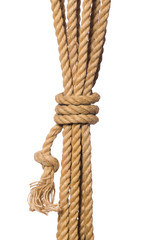 Rope isolated on the white background