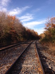 Fototapeta premium train tracks 