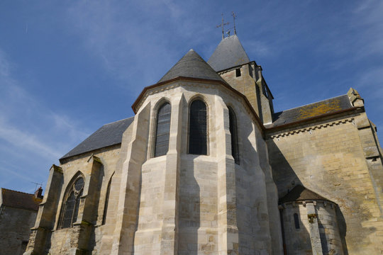 France, The Picturesque Village Of Us In Val  DOise