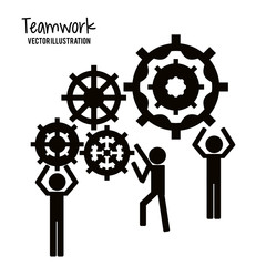 Obraz premium Teamwork and business design 