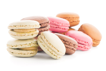 Colorful French Macarons