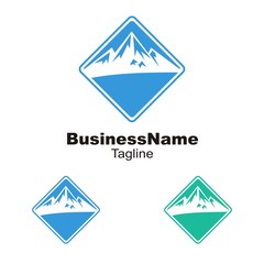 Mount logo icon vector