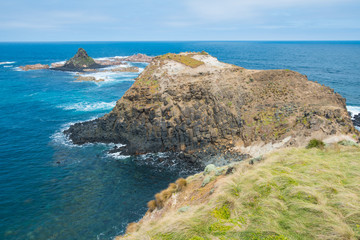 Pyramid rock at Phillip Island, Melbourne, Australia.