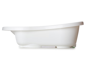 Small tub isolated on the white