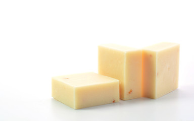 soaps isolatd on white background