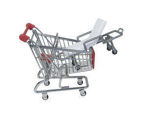 Hospital Gurney in a Shopping Cart