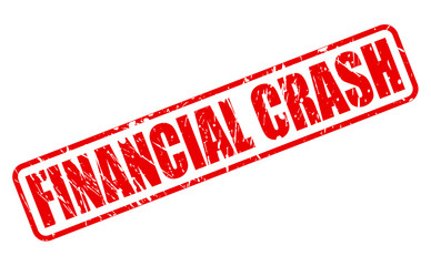 FINANCIAL CRASH red stamp text