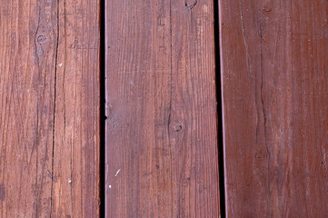 Stained Deck Boards